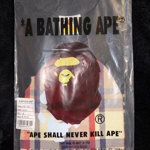 A Bathing Ape Black Short Sleeve Tee